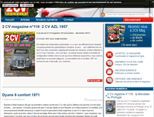 Tablet Screenshot of 2cvmag.fr
